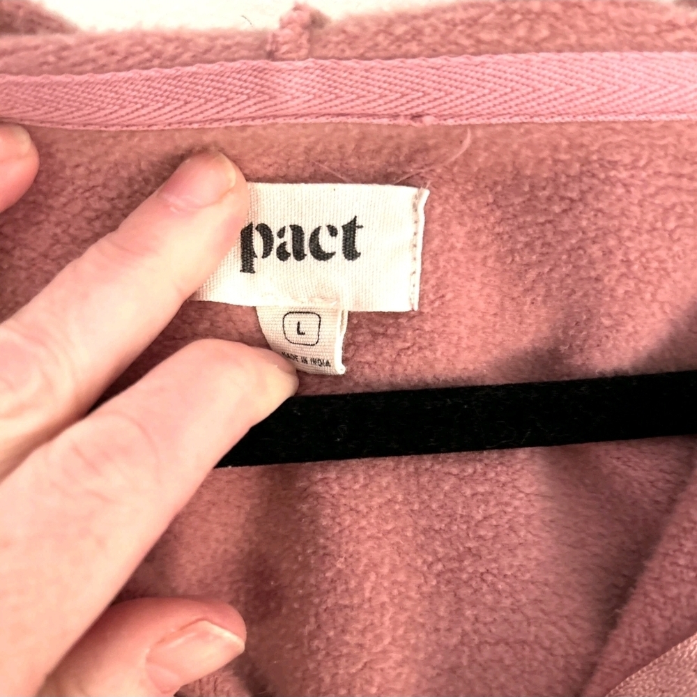Pact Zip-Up Hoodie RARE FIND - Picture 9 of 9